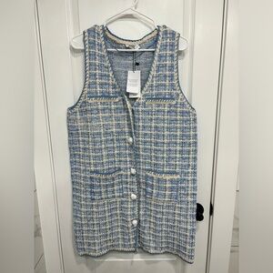 NWT Mango Knitted Tweed Dress